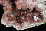 Sparkly, Pink Amethyst Geode Section - Argentina #170175-2